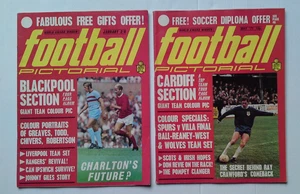 FUSSBALL BILDMAGAZIN Januar & Mai 1971 Jimmy Greaves Bobby Charlton Crawford - Bild 1 von 20