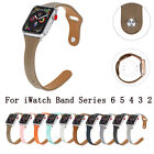 38mm 40mm Watch Women Leather Strap Band Watchband Luxury Slim
