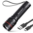 GEARLITE Rechargeable LED Torch, 2000LM Torches LED Super Bright with 3 Modes