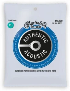 Martin MA130 Silk And Steel Acoustic Guitar Strings - Picture 1 of 1