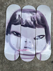 Ensemble 3 pièces autoportrait Yoshitomo Nara A skateboard érable maison décoration murale