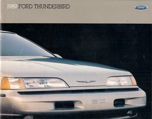 Ford Thunderbird 1989 USA Market Sales Brochure Standard LX Super Coupe - Picture 1 of 2