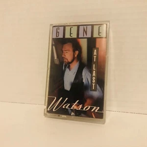 Gene Watson At Last Cassette Tape US 1991 Warner Bros Good Pre-Owned Condition - Picture 1 of 24