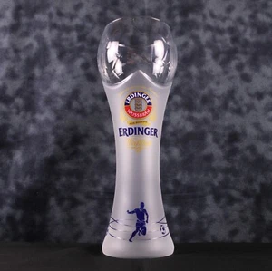Erdinger 0.5L Beer Glass 2018 World Cup Soccer Edition Frosted Weizen Germany - Picture 1 of 6