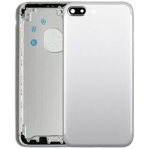 Copribatteria argento NO LOGO Apple iPhone 7 Plus - Immagine 1 di 1