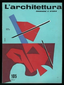 Architecture Chronicles and Stories No. 105 July 1964 Director Bruno Zevi - Picture 1 of 1