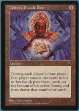 Teferi's Puzzle Box Visions NM Artifact Rare MAGIC CARD (ID# 244773) ABUGames