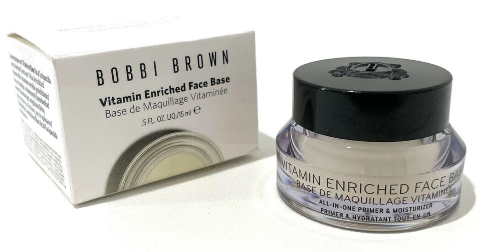 Bobbi 棕色富含维生素底霜保湿霜 0.5 盎司/15 毫升罐子 全新带盒 — 第 1/1 张图片