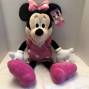 Disney Junior Clubhouse “MINNIE MOUSE “ Pink and Black 22in Plush. New - Picture 1 of 8
