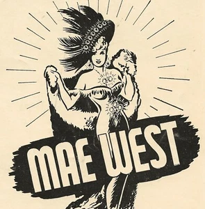 1949 PLAYBILL-MAE WEST-Diamond Lil-Plymouth Theatre-NYC Broadway Theatre - Picture 1 of 6