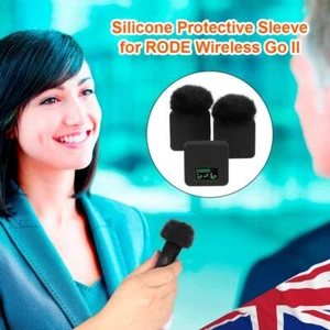 3pcs Dustproof Silicone Soft Protective Case for RODE Wireless Go II Microphone - Zdjęcie 1 z 7