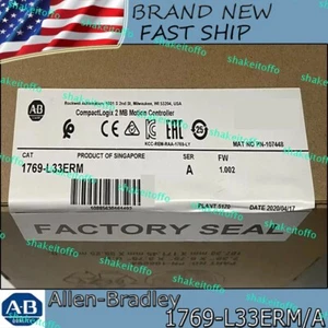 Factory Sealed Allen Bradley 1769-L33ERM CompactLogix 2 MB Motion Controller US - Picture 1 of 5