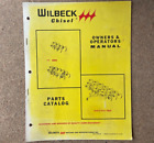 Original Wilbeck Chisel C-5 4R-10 4R-13 série propriétaires pièces manuel de l'opérateur
