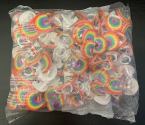 Wholesale 144 Rainbow Cloud Cup Cake Rings Topper Kid Birthday Party Bag Favor - Picture 1 of 3