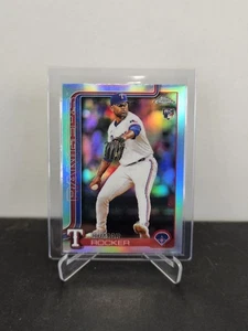 KUMAR ROCKER 2025 Topps Chrome ⚾️ ROOKIE REFRACTOR #73 TEXAS RANGERS - Picture 1 of 2