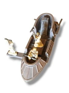Star Wars Action Fleet Desert Skiff 1997 Galoob complet avec 3 gardes en loose - Photo 1/13