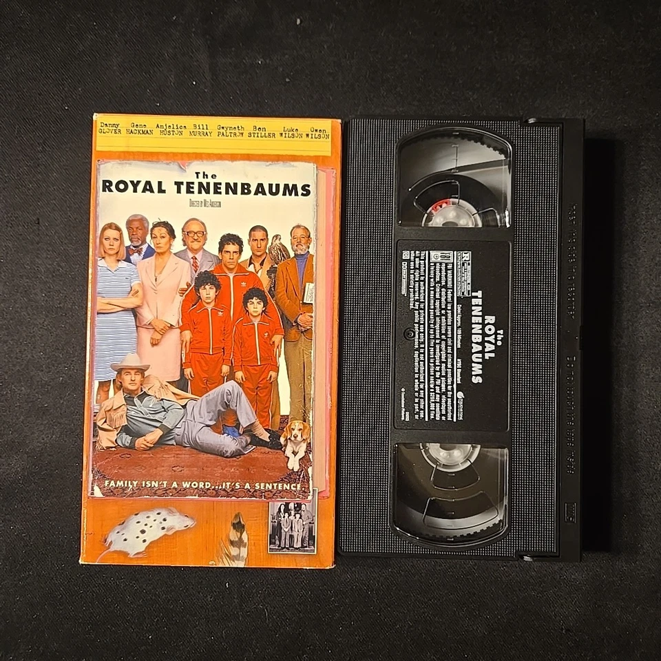 The Royal Tenenbaums VHS 2001 - Owen Luke Wilson STILLER Paltrow MURRAY Hackman Foto 1 de 2