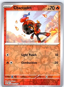 Charcadet Common SV03: Obsidian Flames Reverse Holo 043/197 LP - Picture 1 of 2