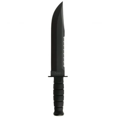 Cuchillo de hoja fija KA-BAR Big Brother con punta de clip, 9,375", negro - 2211 Foto 1 de 3