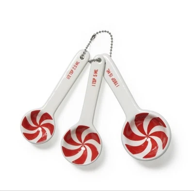 NEW Target Bullseyes Playground Christmas Peppermint Measuring Spoons - Image 1 of 3