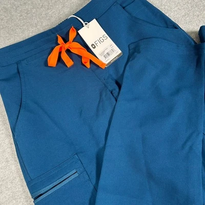 Pantalones Médicos FIGS Yola Ajustados Petite Para Mujer XXS Petite Deep Reef Técnicos Nuevos con Etiquetas Foto 1 de 4