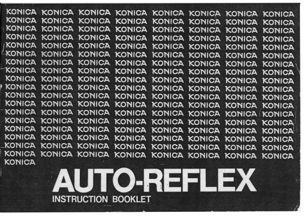 柯尼卡自动反射相机说明书 翻印 — 第 1/1 张图片
