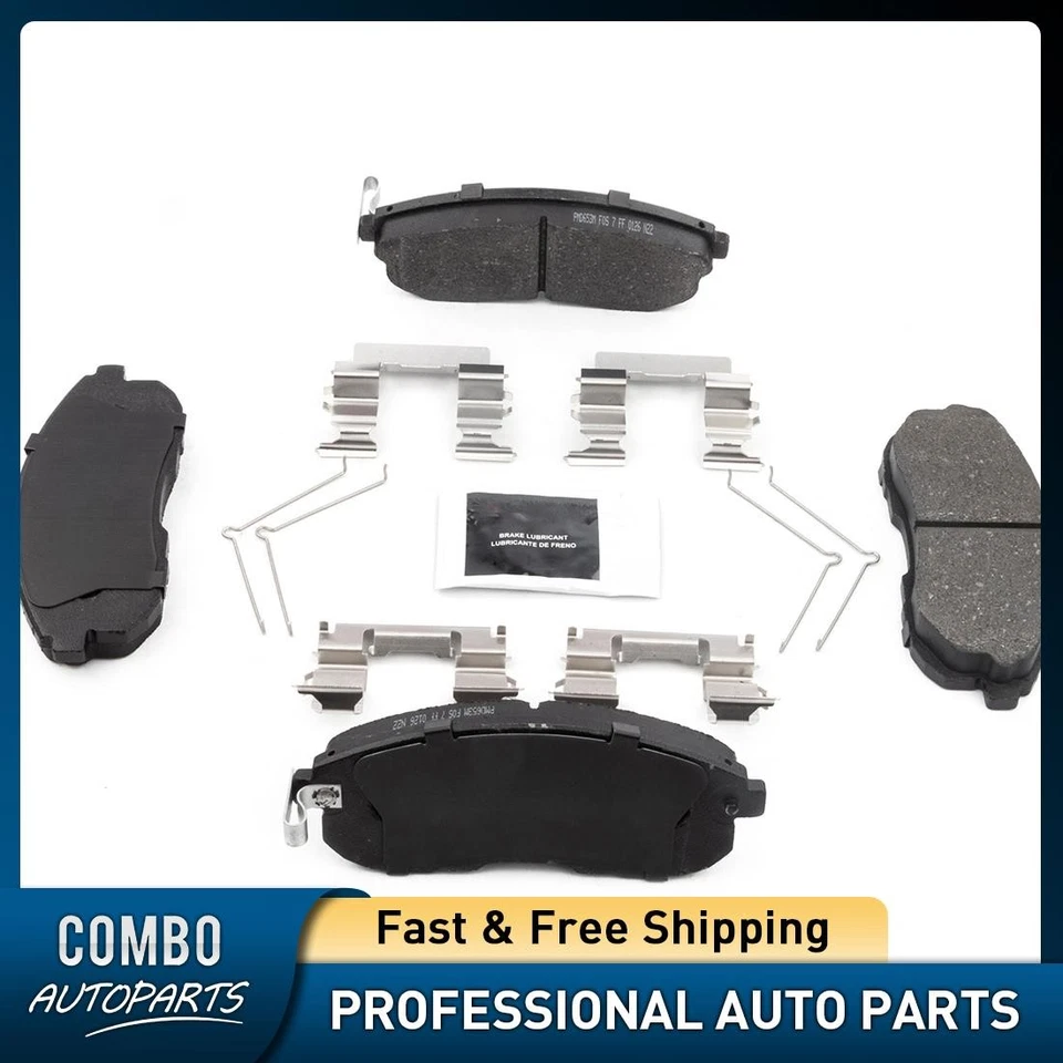 Front Brake Pads w/ Hardware Kit fits INFINITI G20 INFINITI I30 Nissan Altima - Image 1 of 1