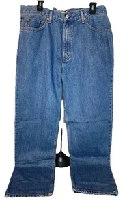 Pantalones de mezclilla ajustados de calce relajado 100 % algodón azul W36 L 34 de colección Levi's 550 para hombre - Imagen 1 de 13