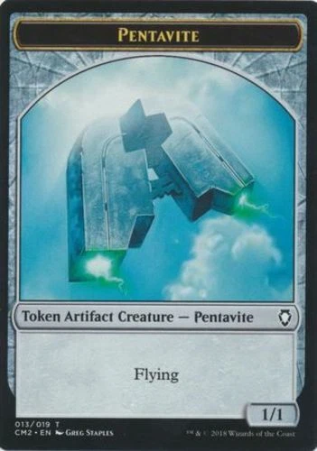 Pentavite Token ~ Lightly Played Commander Anthology Volume II MTG Magic Ultimat - Image 1 of 1