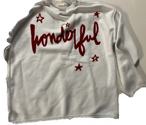 Maravillosa Sudadera Zara Niñas Talla 10 Blancas Letras Rojas - Imagen 1 de 3