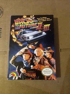 Back To The Future 2 And 3 NES Cib Great condition great box - Image 1 of 4