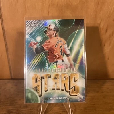 2024 Topps Chrome Update #SSC-22 Stratospheric Stars Gunnar Henderson Orioles - Image 1 of 2