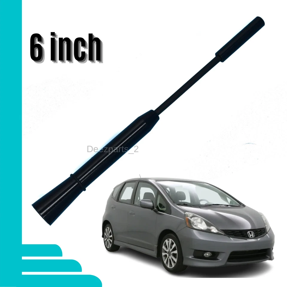 Antena 6" negra para Honda Fit 2007-2013 Foto 1 de 4