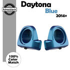 Daytona Blue 6.5'' Speaker Pods Lower Fairings For Harley Flhr Flhxs Fltrx 14+