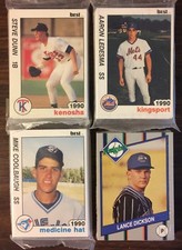 1990 Best MEDICINE HAT BLUE JAYS Minor League Complete UNOPEN Team Set B2022107