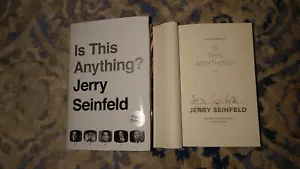 New Jerry Seinfeld Is This Anything? HC DJ 1/1 Signed Book Stand Up Comedy Show - Imagen 1 de 1