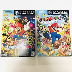Set of 2 GC Mario Party 6 & 7 Nintendo GAMECUBE Japanese ver. - Picture 1 of 7