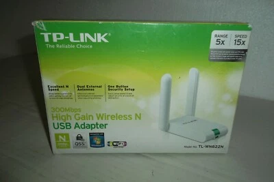 TP-Link Wireless N USB Network Adapter 300Mbps 802.11g/n WPA2 2.4GHz TL-WN822N - Image 1 of 4