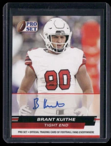 2022 Pro Set Draft #PSA-BK1 Brant Kuithe Autographs - Picture 1 of 2