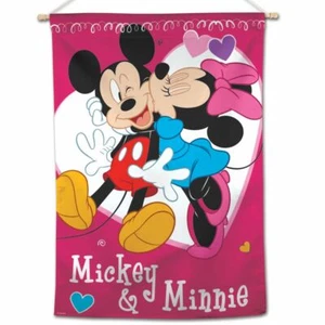 MICKEY & MINNIE MOUSE DISNEY 28"X40" BANDERA NUEVA WINCRAFT 👀 - Imagen 1 de 1