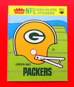 1981 Fleer NFL High Gloss Sticker: GREEN BAY PACKERS .... Excellent (un-peeled) - Foto 1 di 2