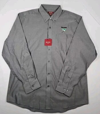 Camisa de Vestir Vermeer Logo by Red House Abotonada Grande Sin Plancha Ejecutiva Nueva con Etiquetas Foto 1 de 4
