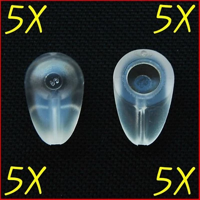 5 X 2 EARGELS NEW ORIGINAL GENUINE OEM JABRA HEADSET EAR BUD GEL GELS MINIGELS - Image 1 of 2
