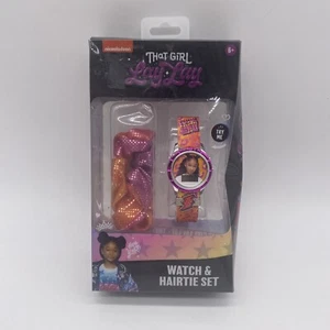 Nickelodeon That Girl Lay Lay Digital Watch And Hair Tie Set NIB - Picture 1 of 4