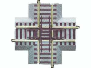 American Flyer 6-49864 AF FASTRACK 90-DEGREE CROSSOVER HH - Picture 1 of 1