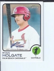 Ryan Holgate 2022 Topps Heritage Minors Autograph - Picture 1 of 1