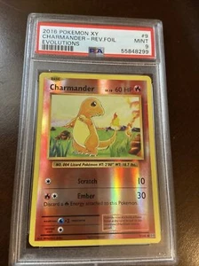 2016 Pokemon XY Charmander Reverse Foil Evolutions 9/108 PSA Nuovo di zecca 9 - Foto 1 di 2