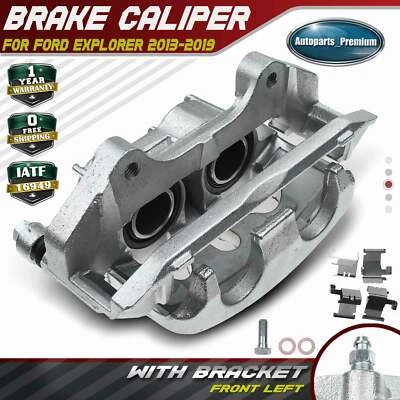 Pinza de freno de disco con soporte para Ford Explorer Taurus Lincoln MKT delantera izquierda izquierda derecha Foto 1 de 4