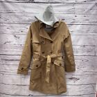 Zara Girls Outerwear Collection Hooded Trenchcoat Size 11/12y