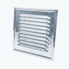 Stainless Steel Air Vent Grille 165mm x 165mm Metal Ventilation Duct Cover
